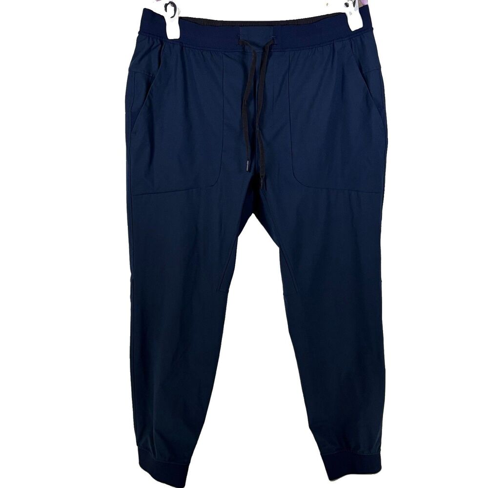 Lululemon ABC Classic Fit Joggers Pants Mens Sz XXL 36/30 Navy Blue Warpstreme